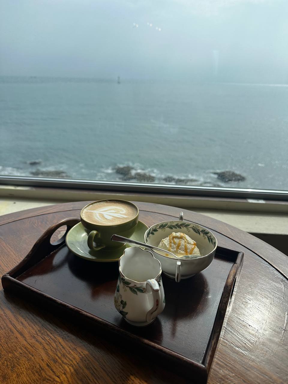 踏石展望台及青沙浦中間的咖啡店