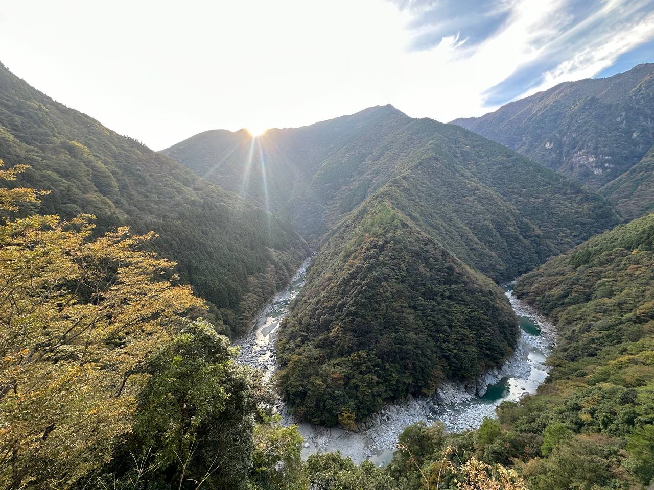 溪谷的美景