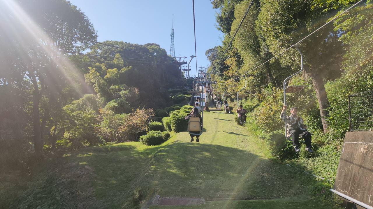松山城的吊椅