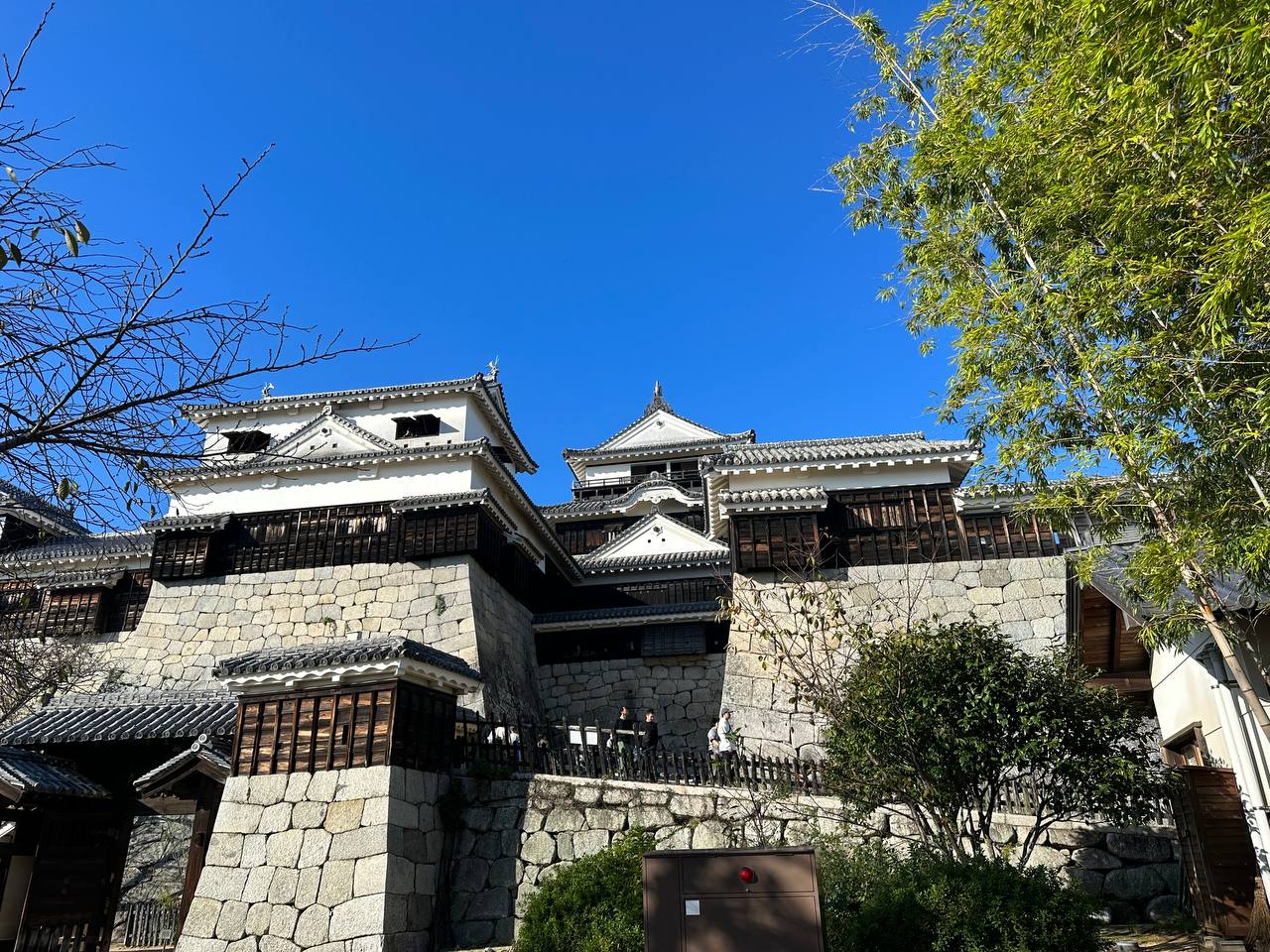 松山城天守閣遠景