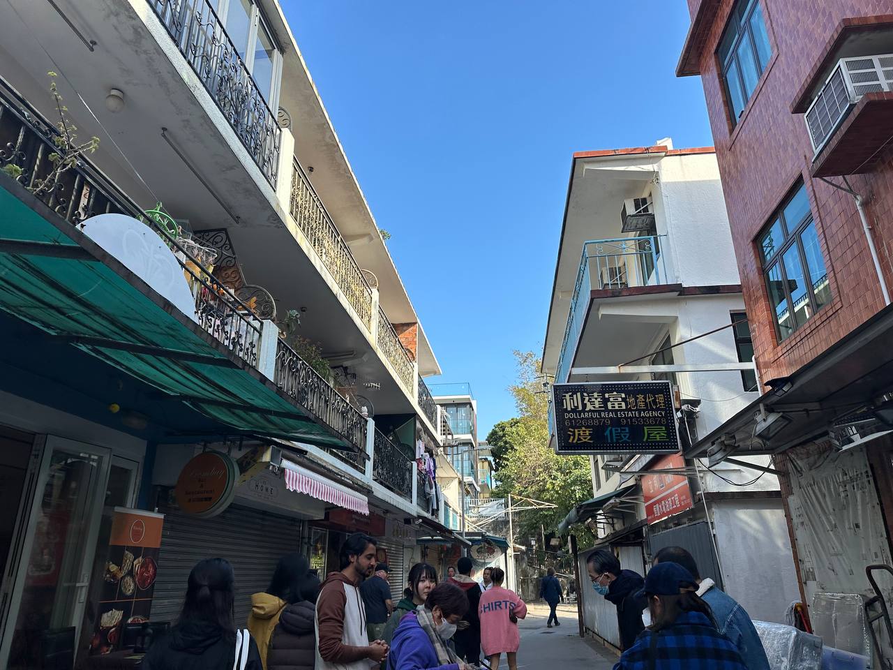 南丫島裏面的內街