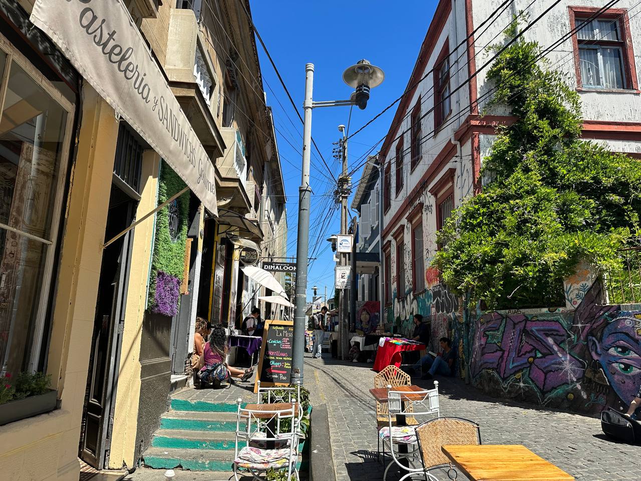valparaiso的街道